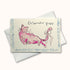 Glamour Puss Pink Cat Greetings Card